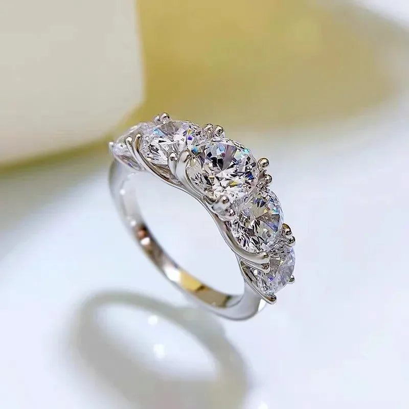 Super Luxury 18K White Gold  Ring for Women
