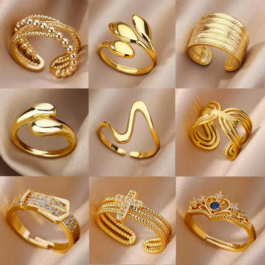 New Rings Gold Color